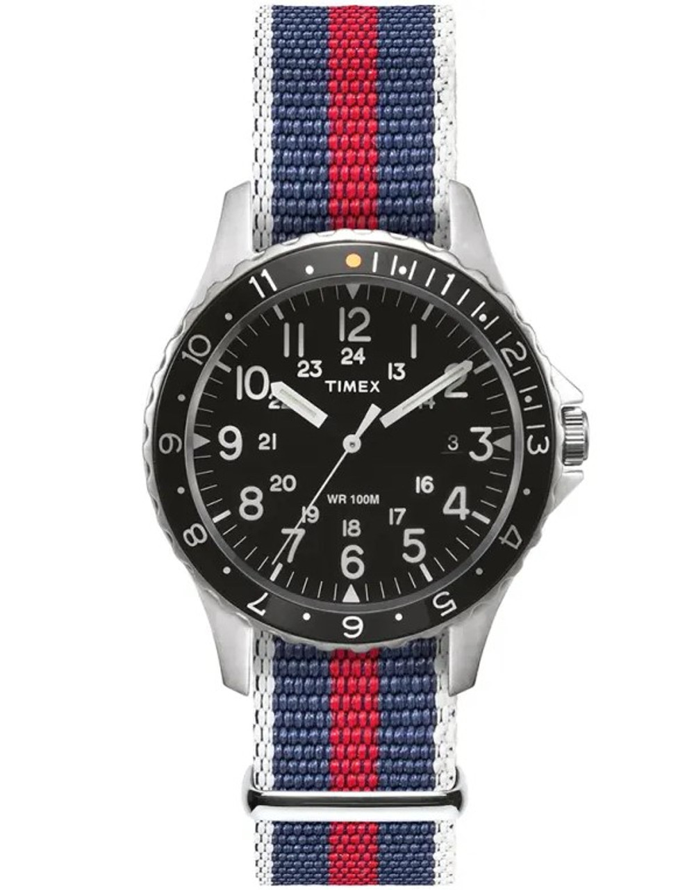 Timex 44 Mm Navi Watch in Red for Men | Lyst