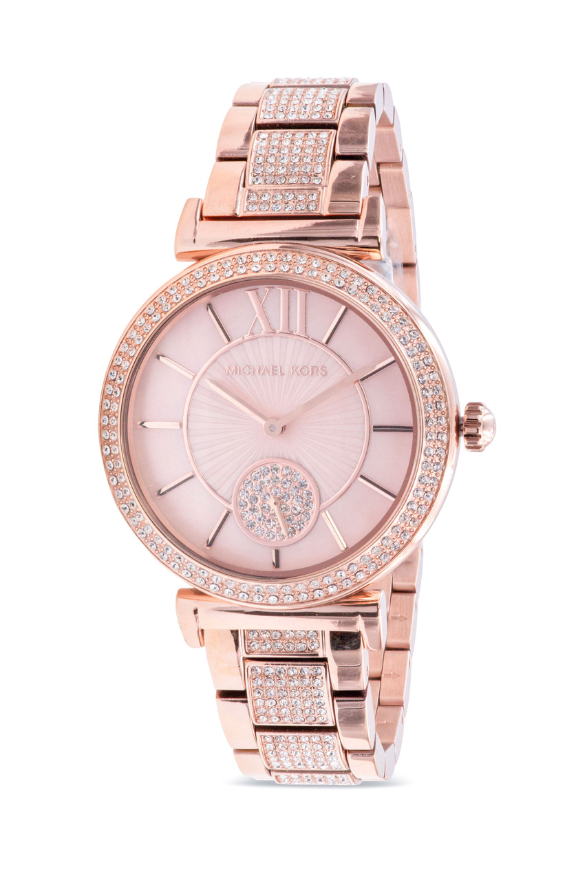 Michael Kors Mini Abbey Rose Gold-Tone Ladies Watch MK4617 - Jacob