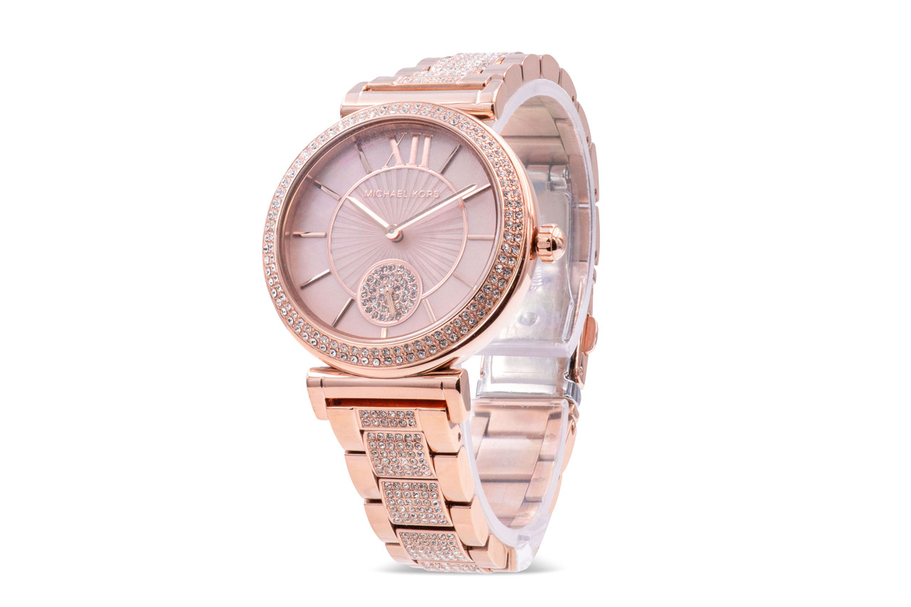 Michael Kors Mini Abbey Rose Gold-Tone Ladies Watch MK4617