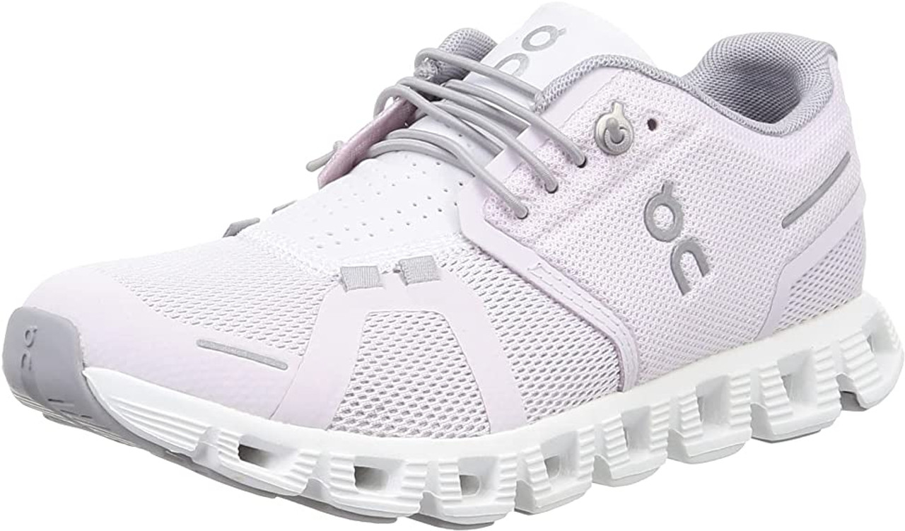 On Running Womens Cloud 5 Running Shoe - Lily Frost - Jacob Time Inc