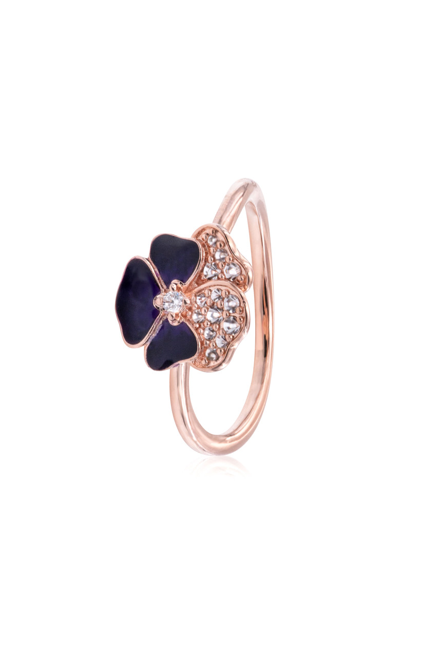 CHLOÉ | Dark purple Women's Ring | YOOX