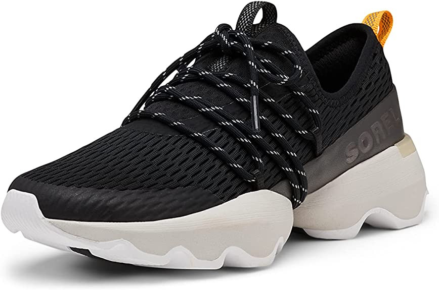 Sorel Womens Kinetic Impact Lace Mesh Casual Shoes Black/White