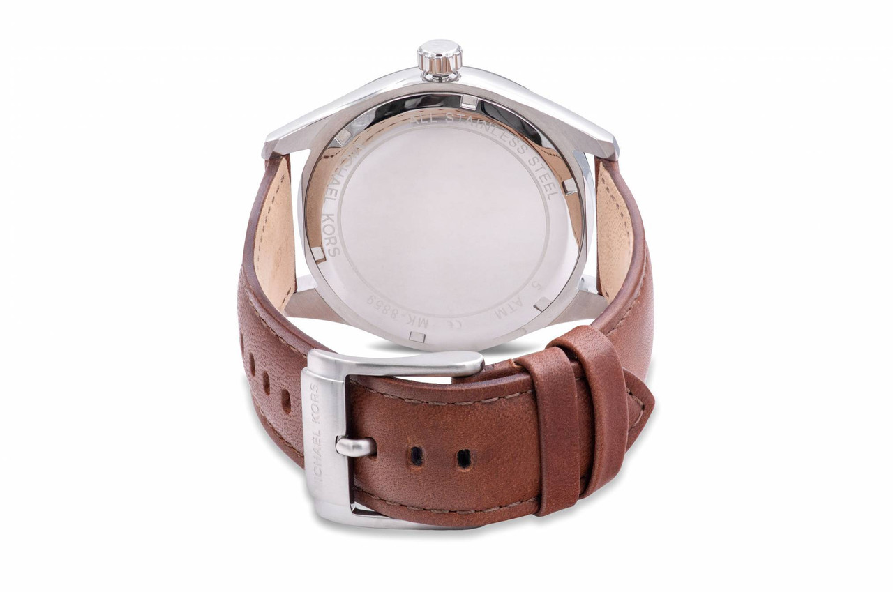 Michael Kors MK8859 Layton Brown Leather Men\'s Watch MK8859 Michael Kors LAYTON - Zegarek.net main image 4