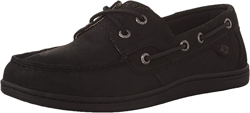 Sperry Womens Koifish Boat Shoe Black/Black Jacob Time Inc