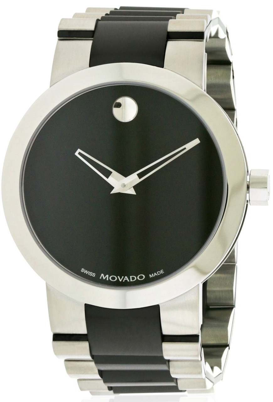 Movado Bold Black Mens Watch 3600467