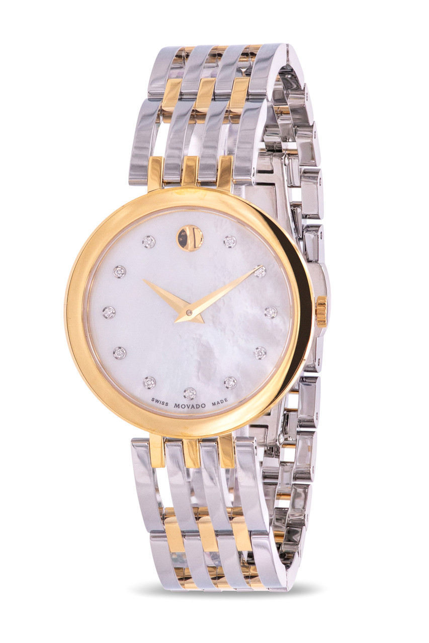 Movado Esperanza Two-Tone Ladies Watch 0607305 - Jacob Time Inc display picture 3