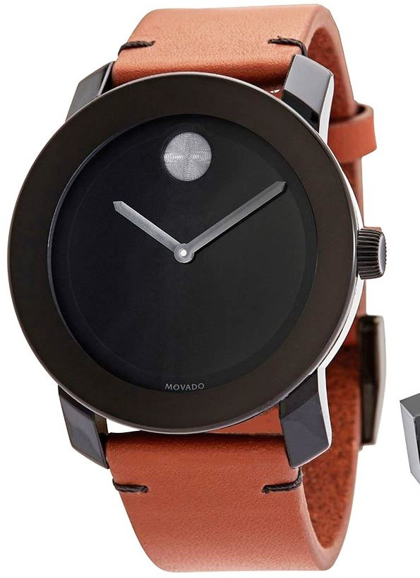 Movado Bold TR90 Leather Mens Watch 3600600 Jacob Time Inc
