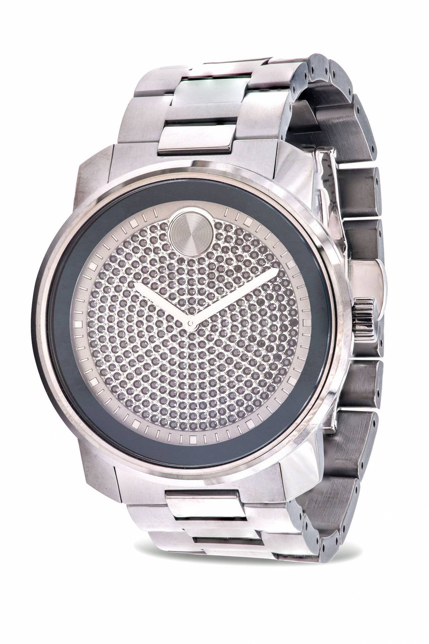 Movado Bold Gunmetal Mens Watch 3600664 Jacob Time Inc