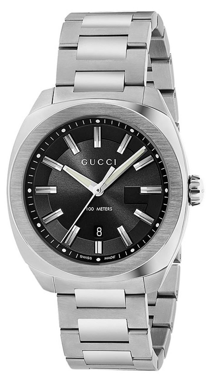 【GUCCI】グッチ　メンズ腕時計　YA142301 Gucci Stainless Steel Mens Watch YA142301 - Jacob Time Inc