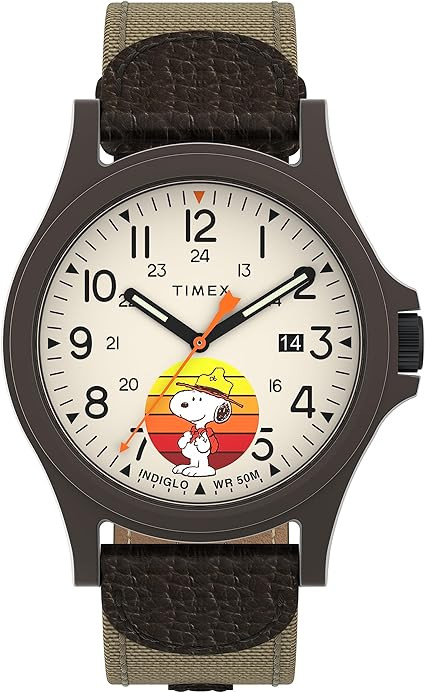 Timex Peanuts Expedition Acadia Mens Watch TW4B29200 Jacob Time Inc