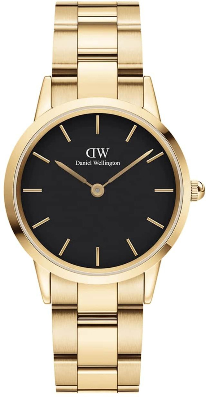 Daniel Wellington 腕時計 Iconic Link Gold 32 DW00100566 Daniel Wellington Iconic Link Black Gold Ladies Watch