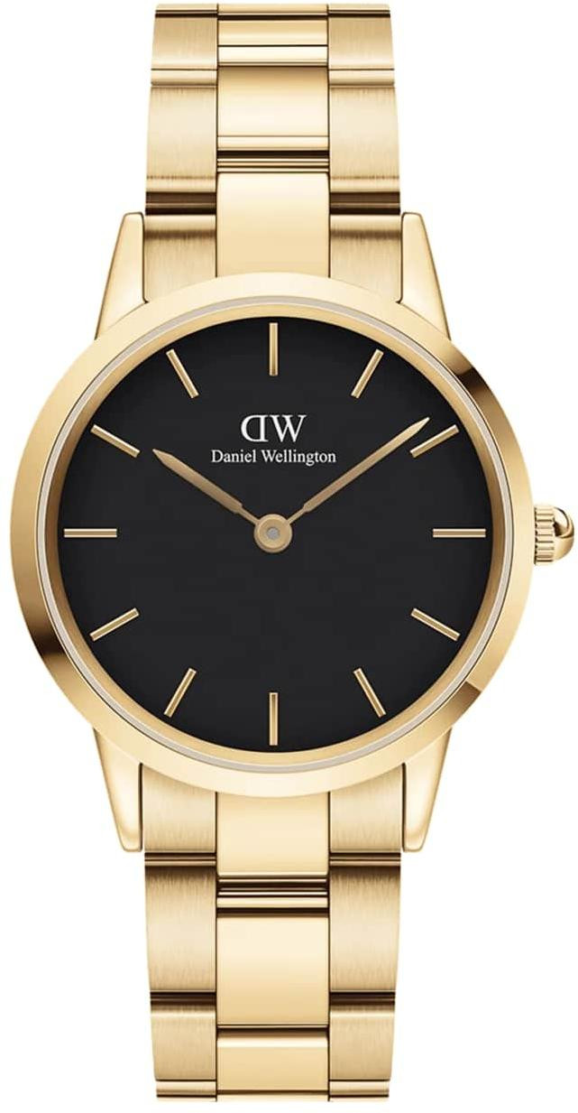 Daniel Wellington Iconic Link Black Gold Ladies Watch  display picture 3