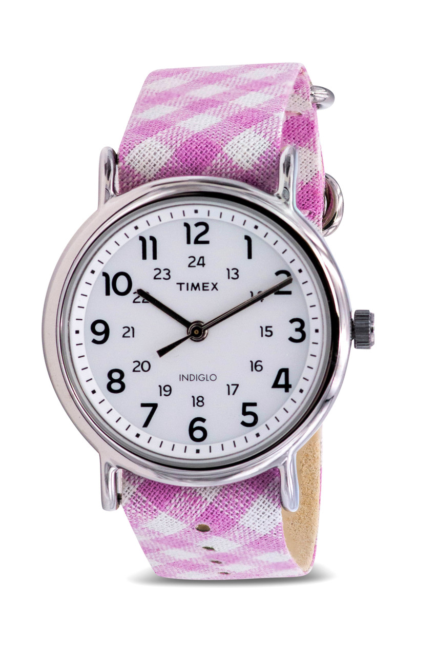 tw Timex Weekender Slip-Thru Ladies Watch TW2R24200 - Jacob Time Inc