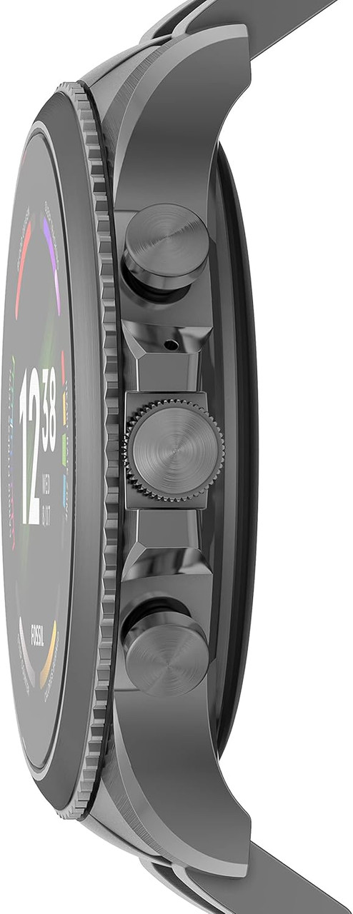 Fossil Mens Gen 6 44mm Stainless Steel Touchscreen SmartWatch