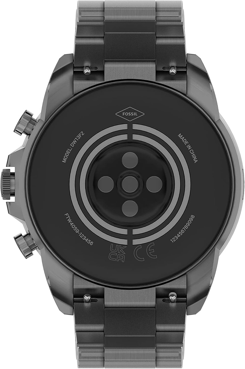 Fossil Mens Gen 6 44mm Stainless Steel Touchscreen SmartWatch