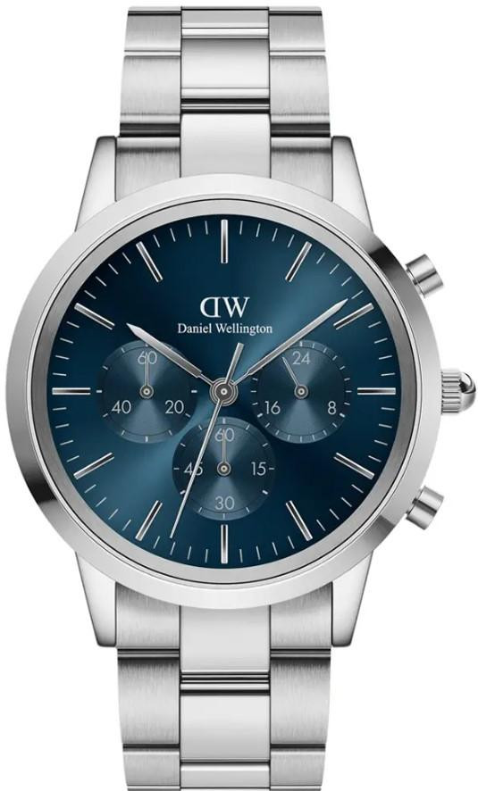 Chronograph Link Onyx Iconic Chronograph Watches Daniel Wellington
