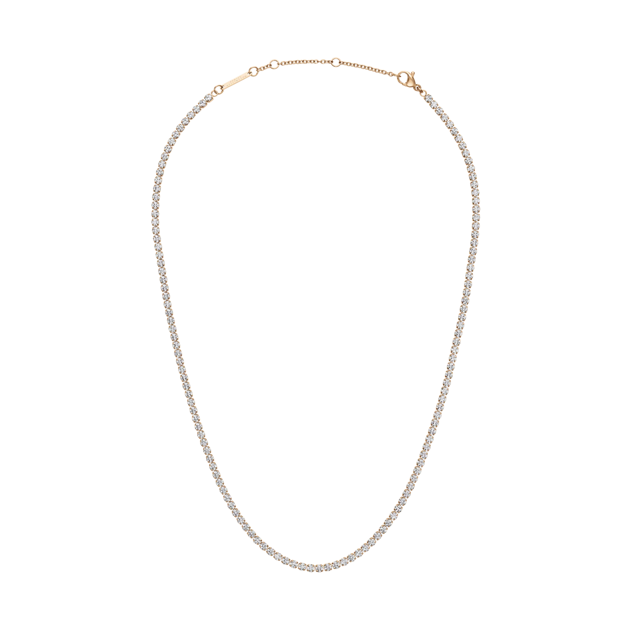 ネックレス・ペンダント Daniel Wellington CLASSIC TENNIS NECKLACE DW00400389 Daniel Wellington Classic Rose Gold-Tone Tennis Necklace
