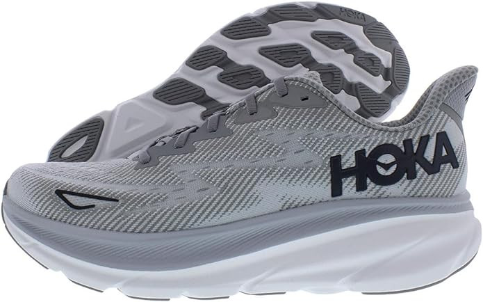 Hoka One One Clifton 9 Mens Size 11.5 Grey Running Shoes Sneakers 1127895 HMBC Hoka One One Mens Clifton 9 1127895 HMBC Gray Running Shoes  main image 3
