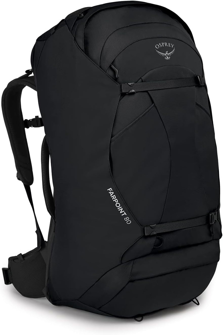 80l travel backpack Osprey Farpoint 80 Travel Pack Black