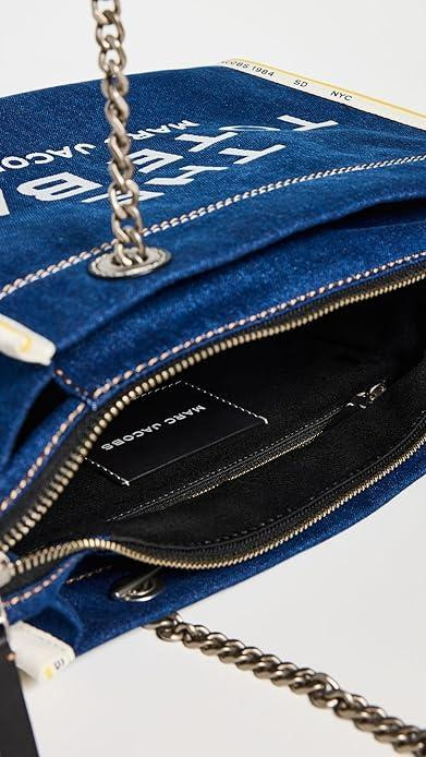 Marc Jacobs The Denim Chain Medium Tote Bag - Dark Wash