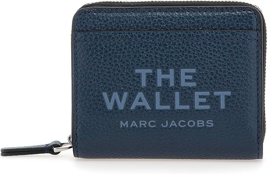 Marc Jacobs The Leather Mini Compact Wallet - Navy 2R3SMP044S10
