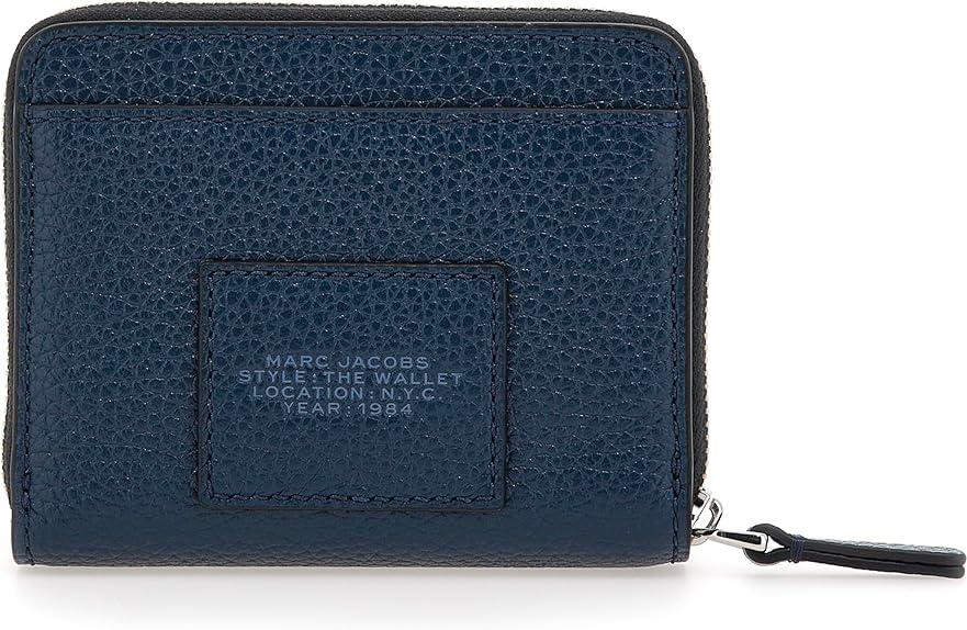 Marc Jacobs The Leather Mini Compact Wallet - Navy 2R3SMP044S10