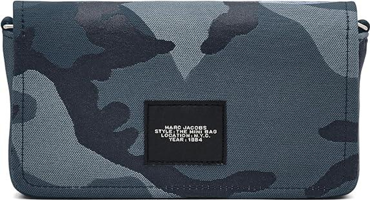 Marc Jacobs The Camo Jacquard Chain Mini Bag - Blue Multi Marc Jacobs The Camo Jacquard Chain Mini Bag - Blue Multi