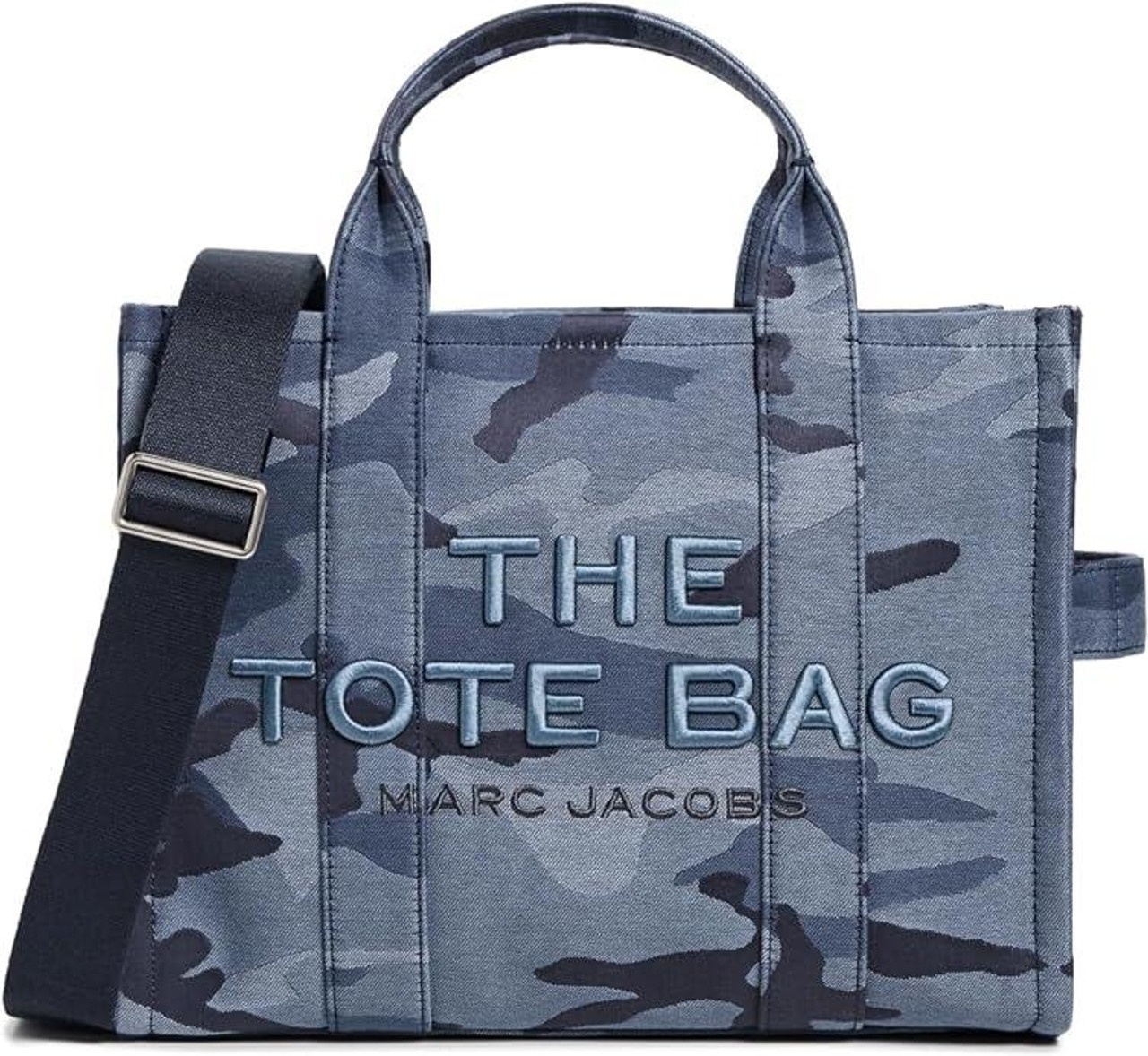 Marc Jacobs The Camo Jacquard Medium Tote Bag - Blue Multi