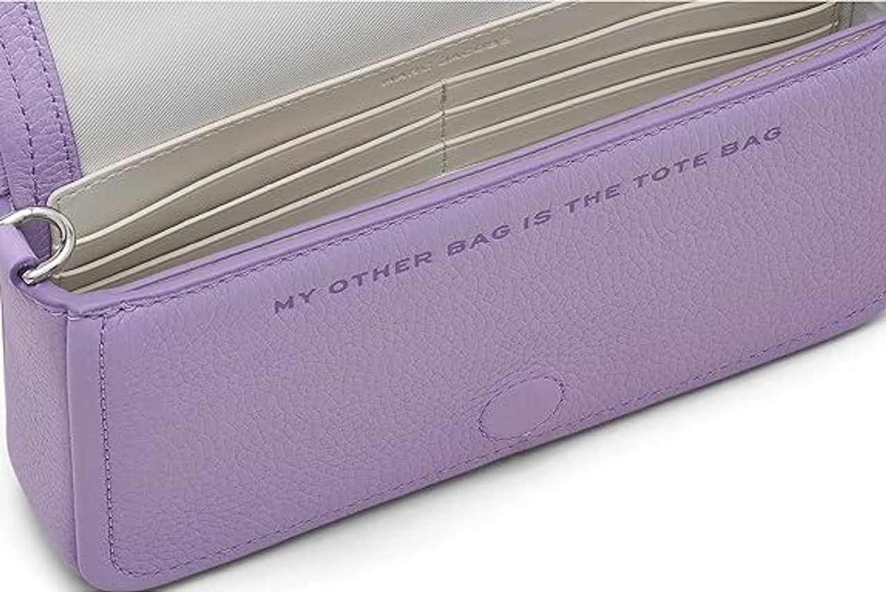 Marc Jacobs The Leather Mini Crossbody Bag - Lilac