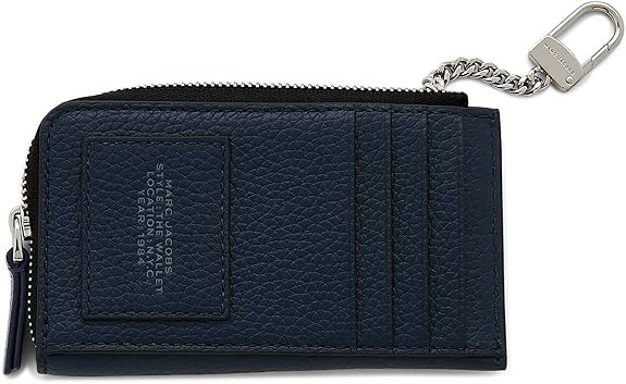 Marc Jacobs The Leather Top Zip Multi Wallet - Blue Sea