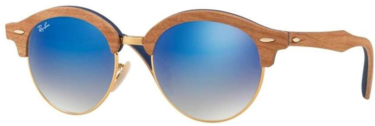 CLUBMASTER WOOD OPTICS Eyeglasses with Blue Frame - RB5154M | Ray-Ban®