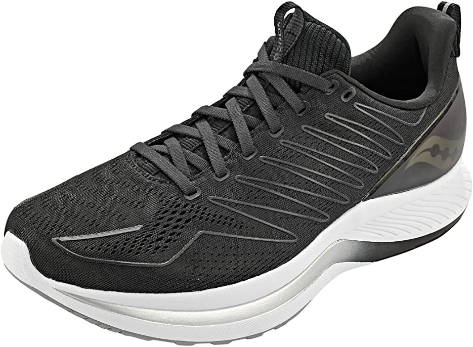 Saucony Mens Endorphin Shift Running Shoe - Black/White - 12