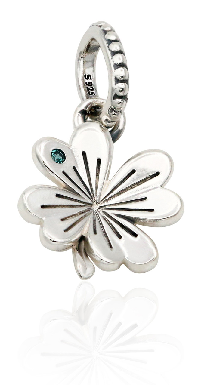PANDORA Lucky Four-Leaf Clover Pendant 397965NAG - Jacob Time Inc