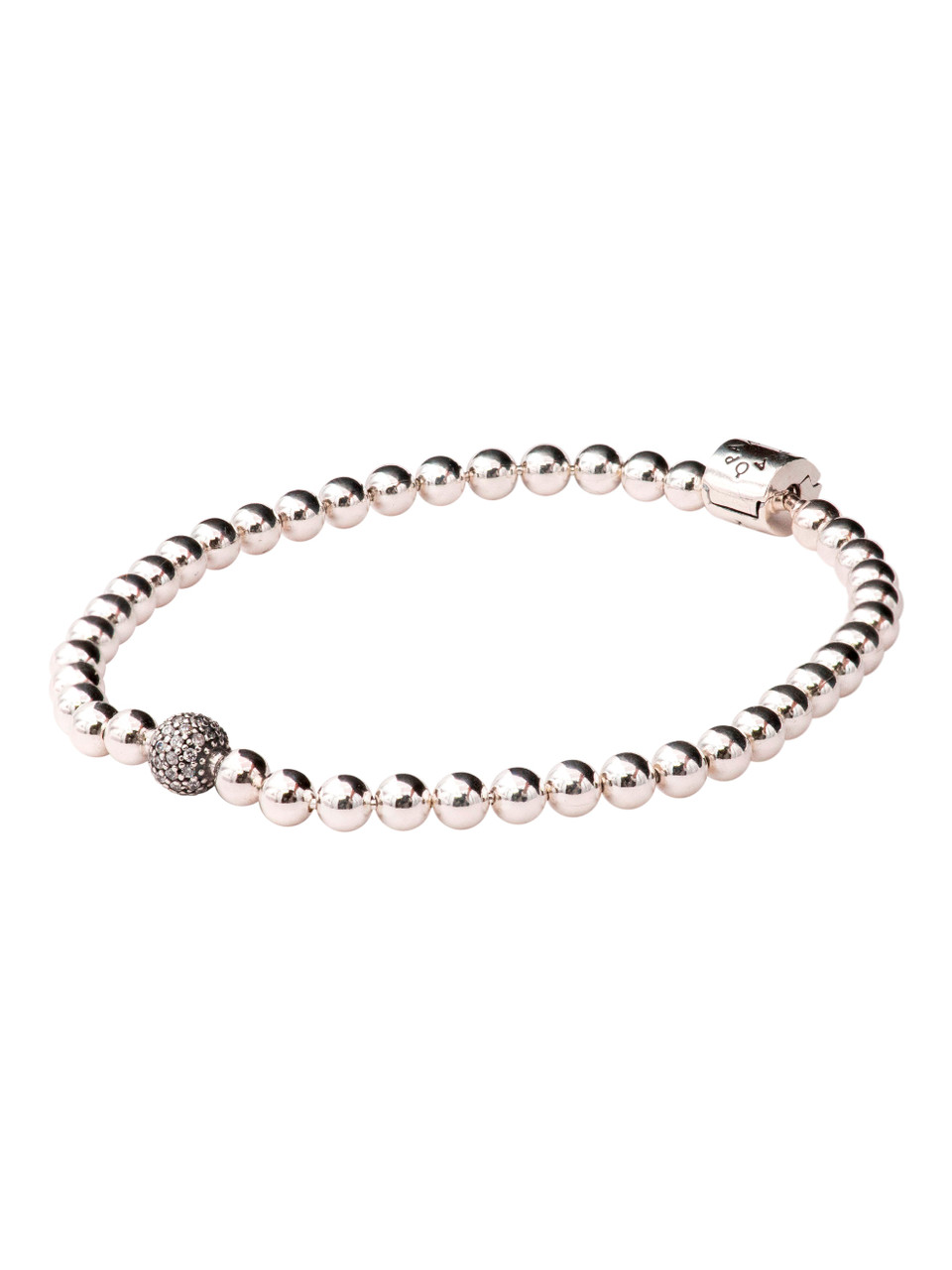 PANDORA Beads & Pave Bracelet ブレスレット 598342CZ-19 PANDORA Beads & Pave Bracelet Size 19 - 598342CZ-19 - Jacob