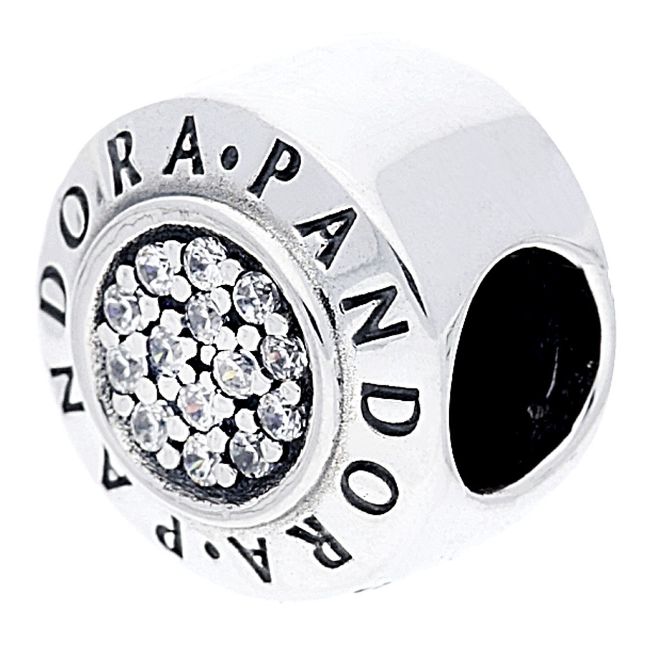 Pandora PANDORA SIGNATURE BRACELET WITH 14K GOLD CIRCLE AND CLEAR CZ -  590741CZ