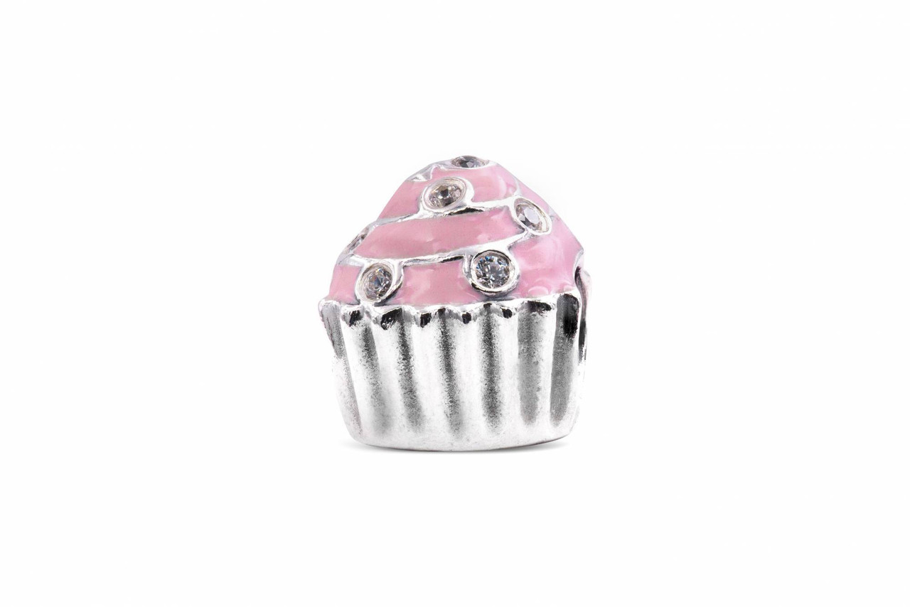 Pandora Sweet Cupcake Charm - 791891EN68 - Jacob Time Inc