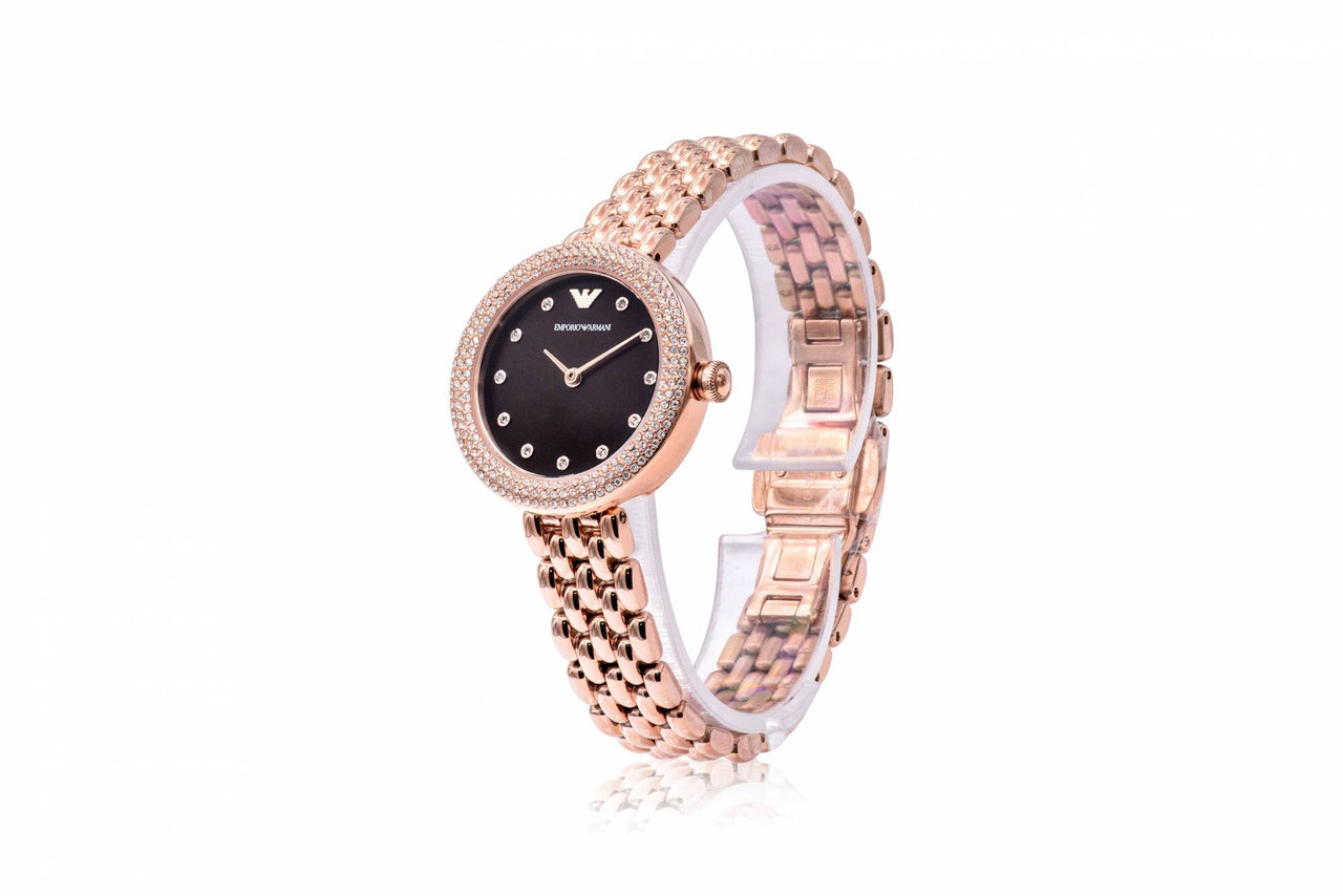 Emporio Armani Rose Gold-Tone Ladies Watch AR11418 - Jacob Time Inc