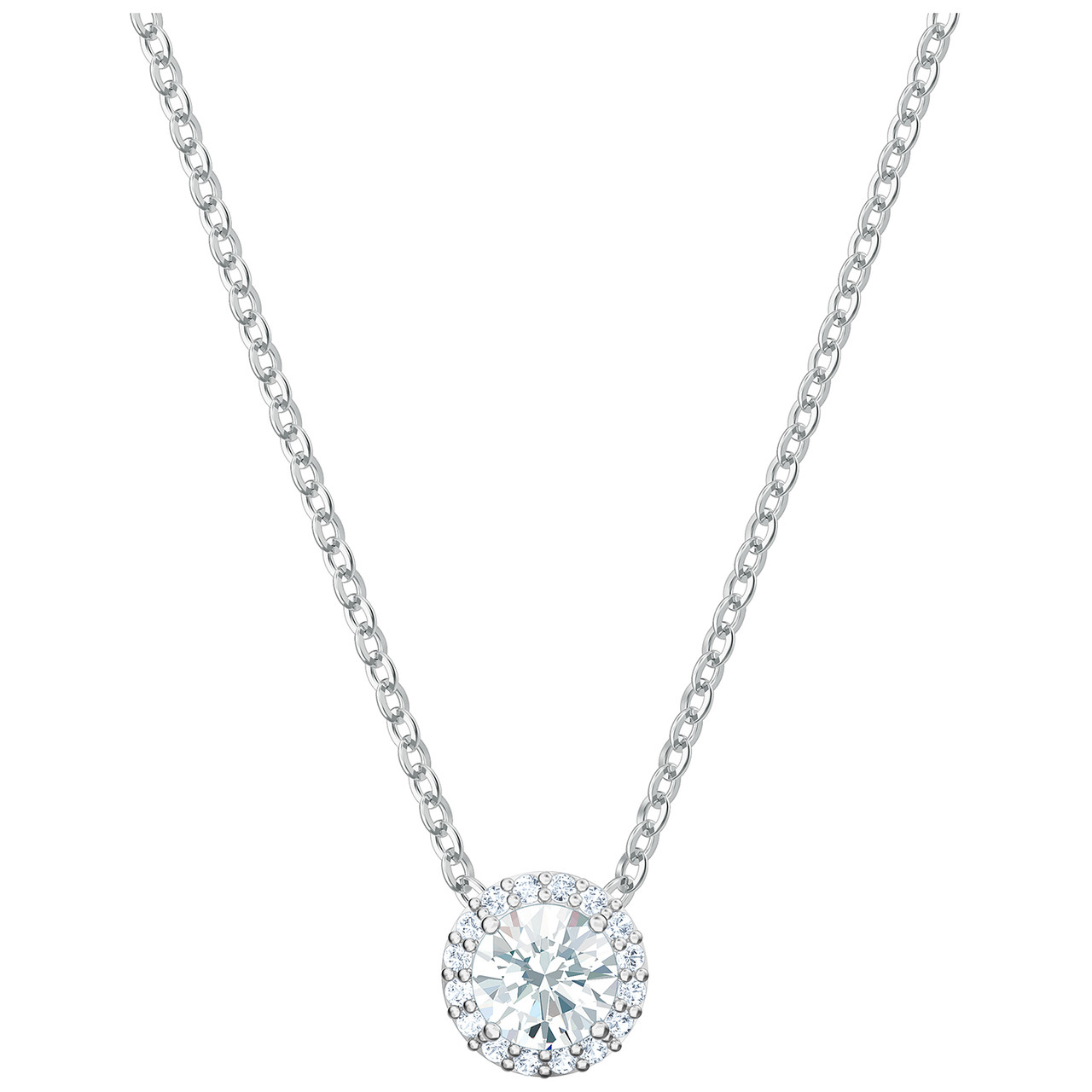 Swarovski Angelic Necklace, White, Rose-gold tone plated 5367845 -  Jewellery from Adrian & Co Jewellers UK