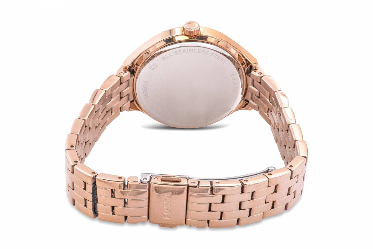 Fossil Suitor Stainless Steel Watch for Women Fossil Suitor Three-Hand Gold-Tone Stainless Steel Watch  main image 3