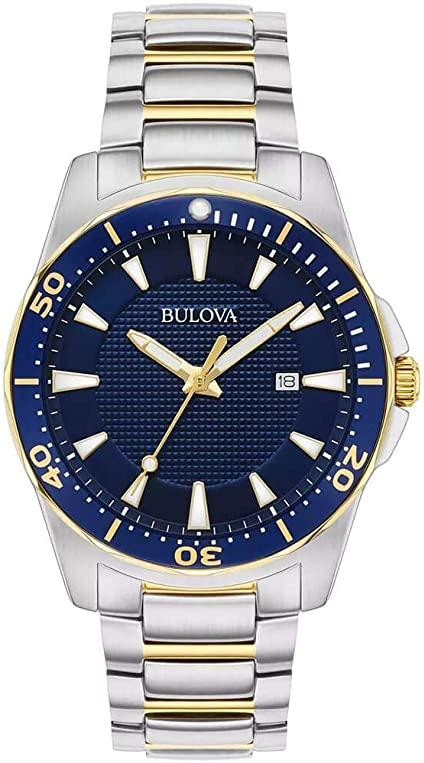Two Tone 98b255 Bulova Classic Mens Watch 96B298 Jacob Time Inc