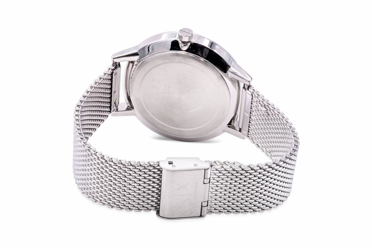 Armani Exchange Cayde Stainless Steel Mesh Mens Watch AX2714