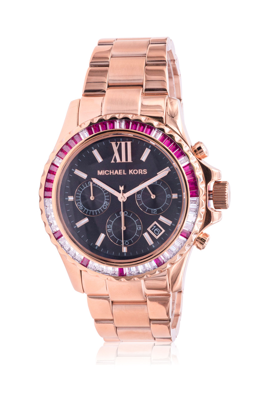 Michael Kors Everest Rose Gold-Tone Ladies Watch MK6972 - Jacob