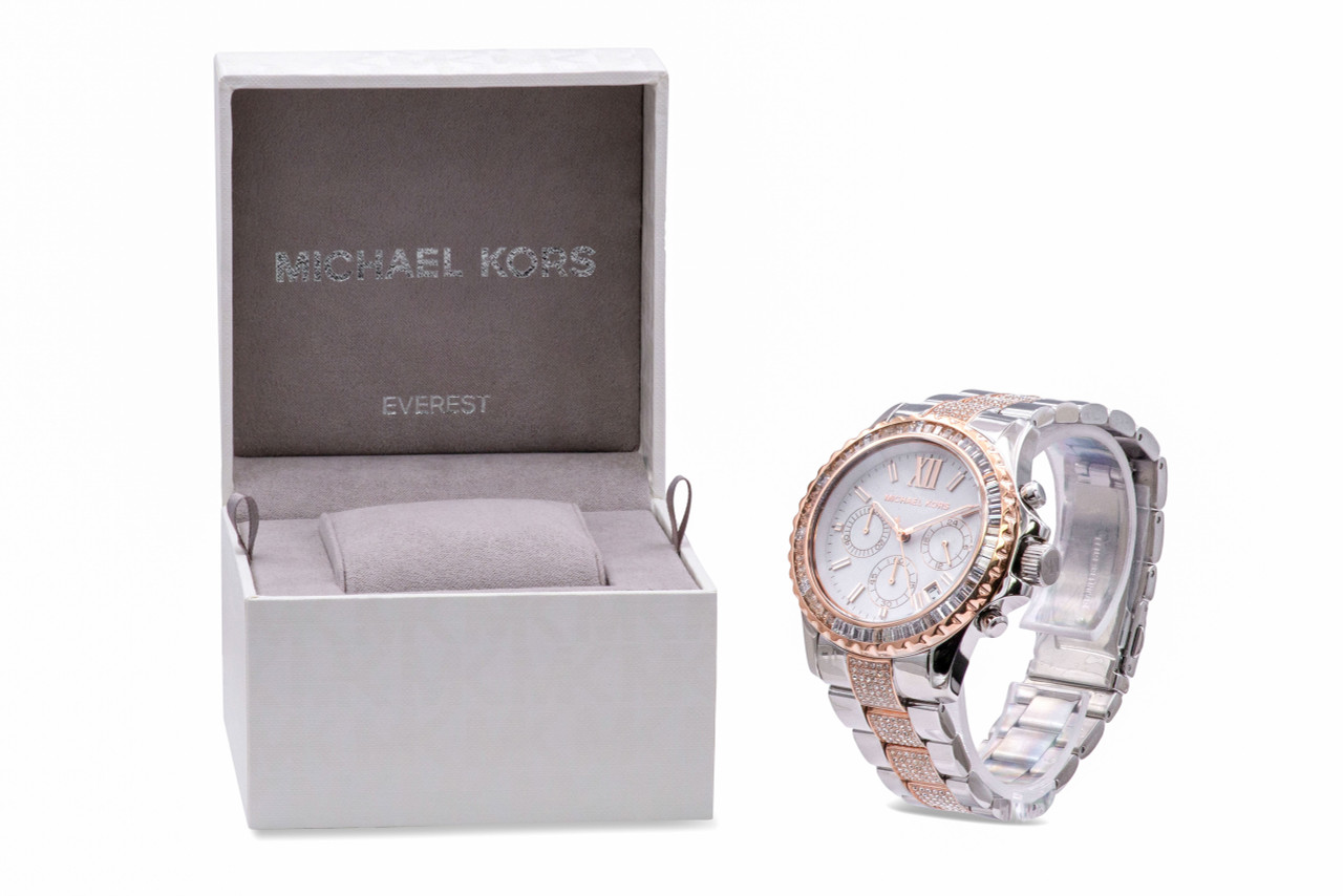 Michael Kors Everest Two-Tone Stainless Steel Ladies Watch MK6975