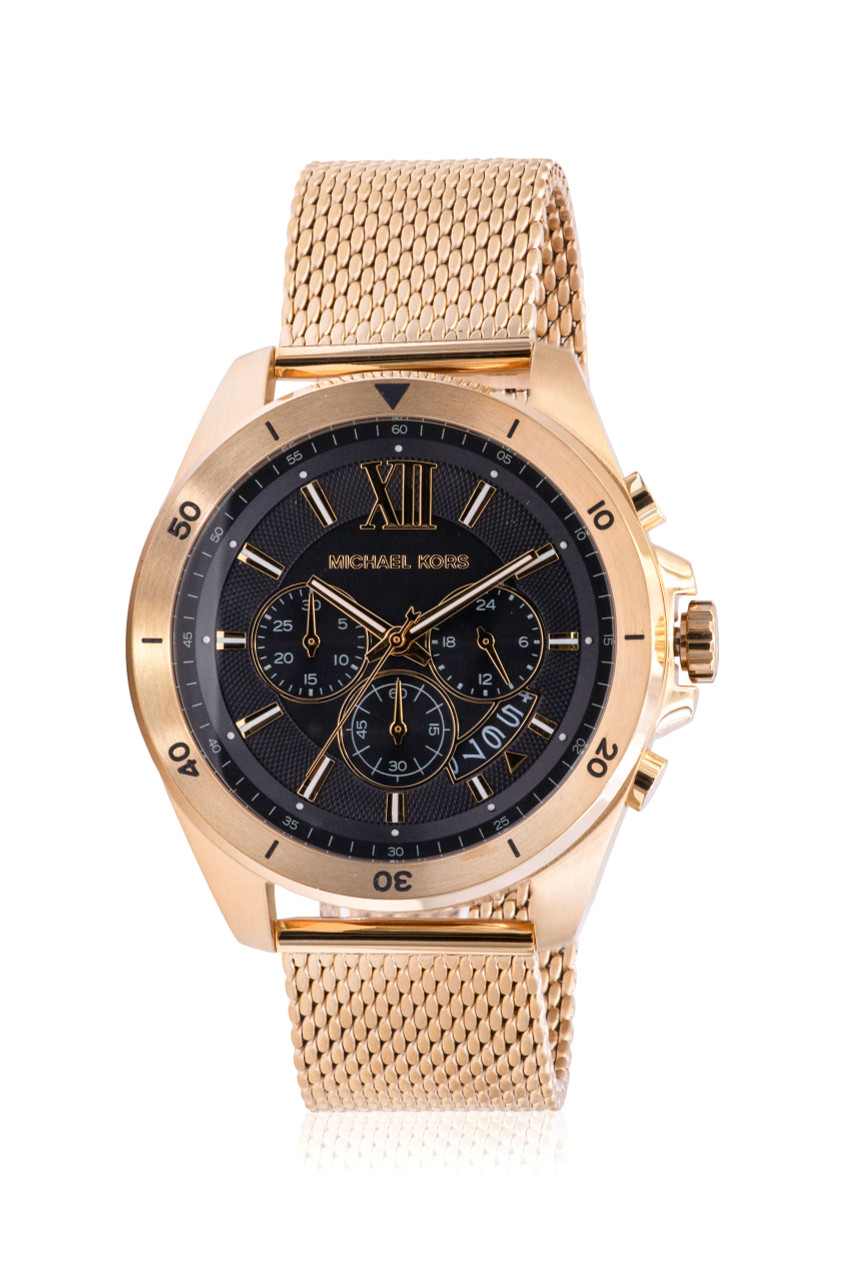 Chronograph Gold Black - Mesh Gold