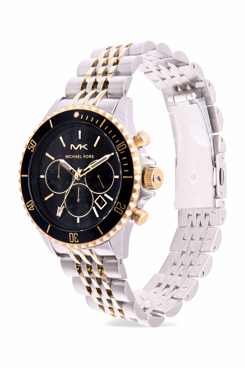 Michael Kors Bayville Two-Tone Stainless Steel Mens Watch MK8872