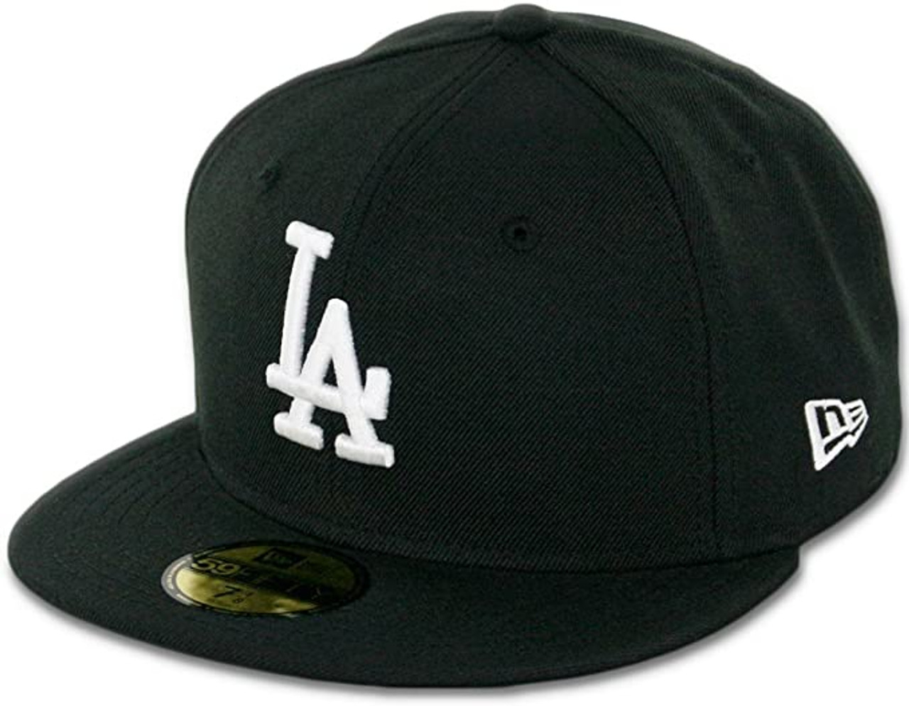 New Era 59Fifty Hat MLB Basic Los Angeles Dodgers LA Black/White