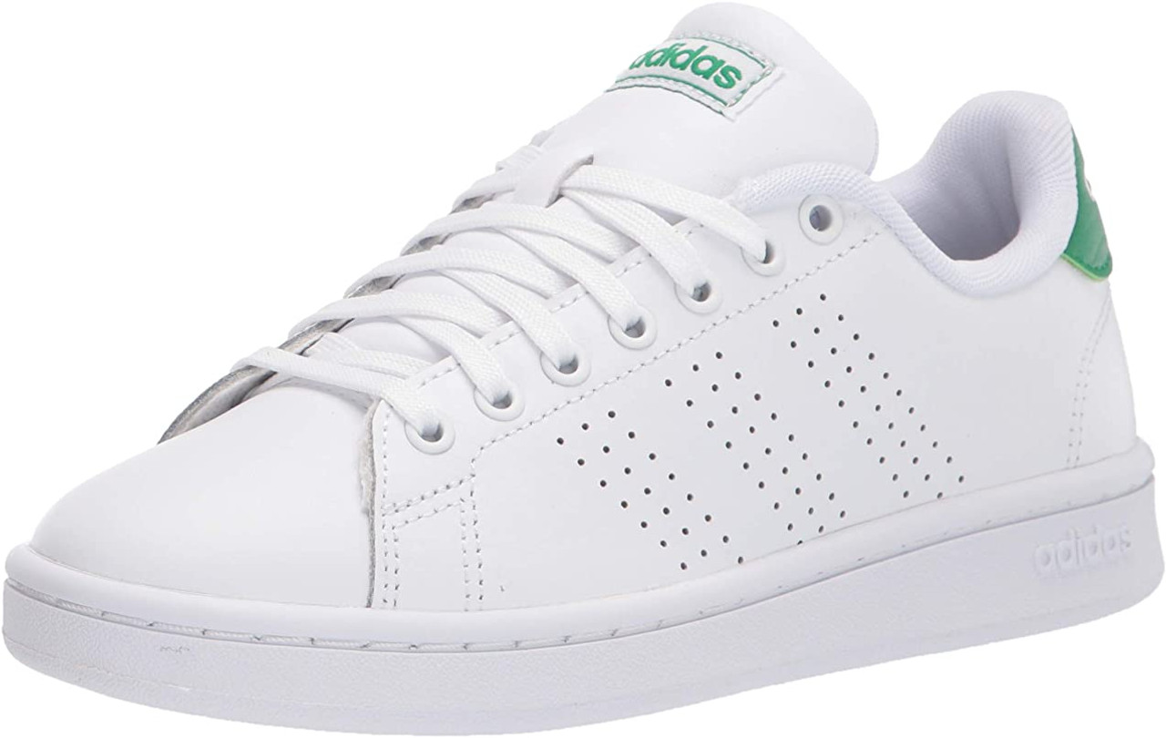 Adidas Advantage Men's Athletic Casual Tennis Shoes White Green Sneakers US  8 | eBay