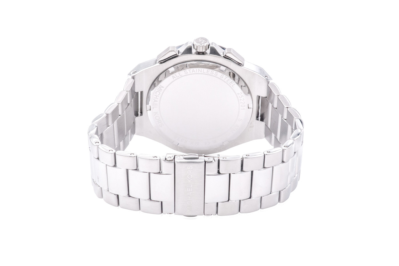 Michael Kors Lennox Chronograph Stainless Steel Mens Watch MK8938