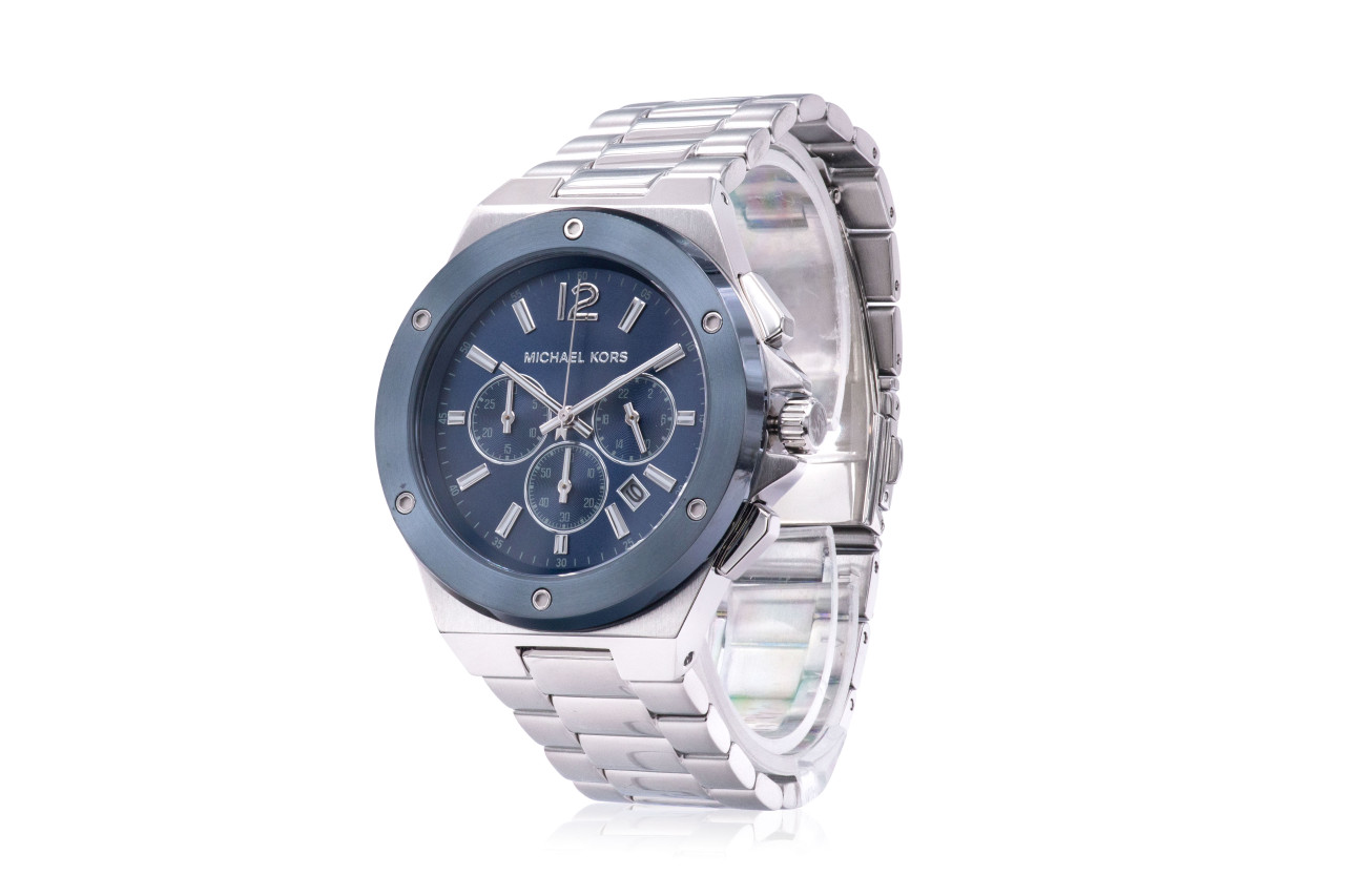 Kors - Jacob Watch Lennox Inc Michael Time Mens Chronograph Stainless MK8938 Steel