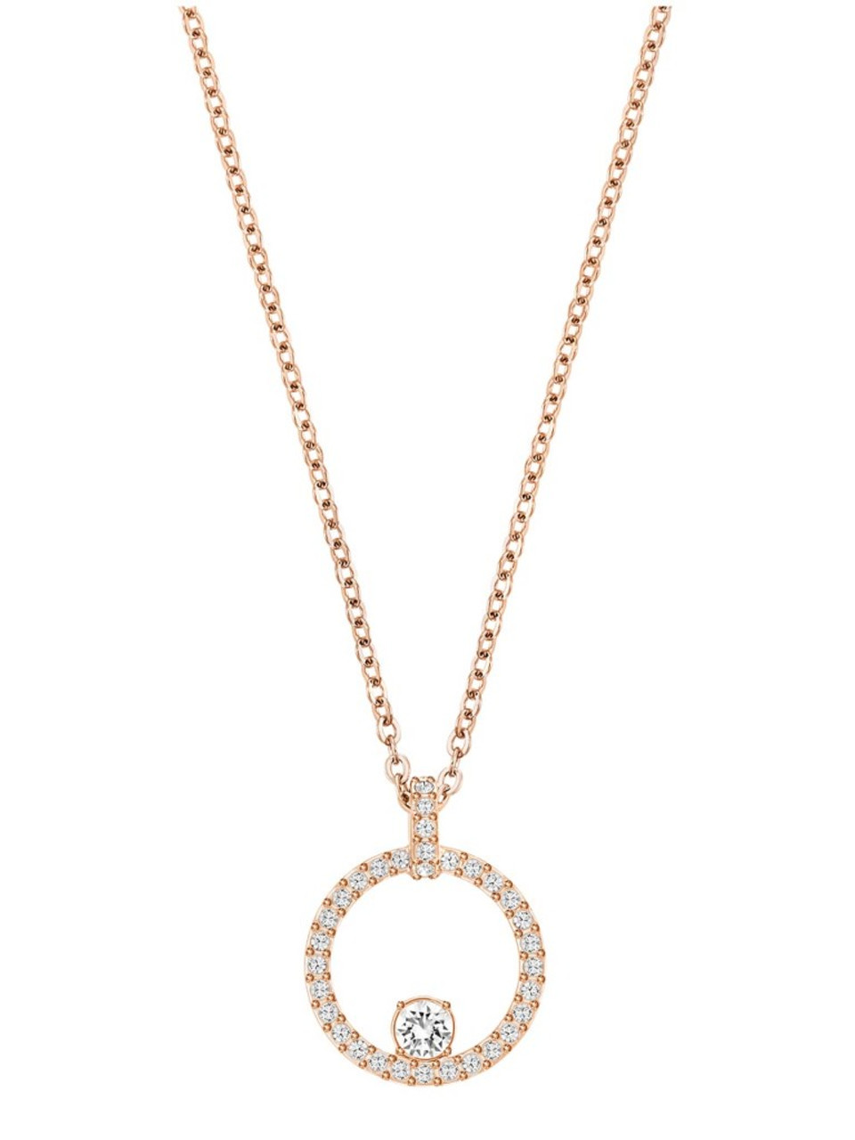 Buy Round Diamond Circle of Life Pendant Necklace, 14K Gold, Adjustable  Chain (1ct, G-H Color, SI2-I1 Clarity) (Rose-Gold) at Amazon.in